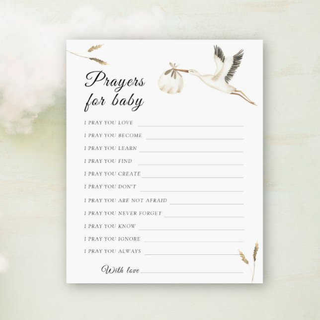 Stork babyduschböner för baby (Skapare uppladdad)