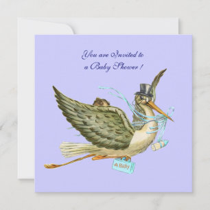 STORK BEBIS BARNAMÖTE INBJUDNINGAR