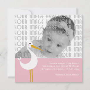 Stork Birth Meddelande