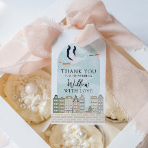 Stork Boho Baby Shower Sprinkle Tack Favor