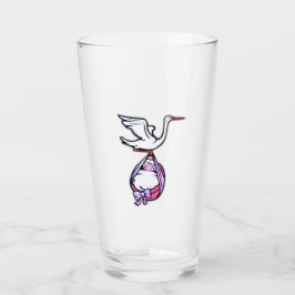 Stork Carries a Baby Glaskopp