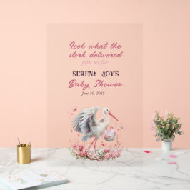 Stork Delivering a Flicka