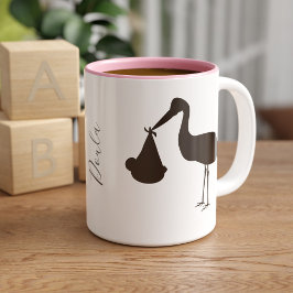Stork Delivery Baby Nurse Midfru Doula Coffee Mugg