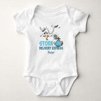 Stork Delivery – Gepersonaliseerde baby romper T Shirt