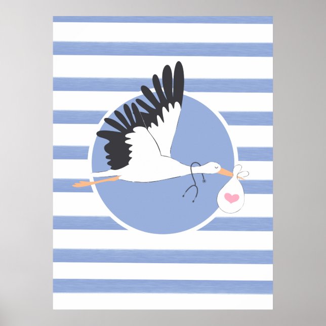 Stork Delivery Medical Office Cute Poster OBGYN (Framsidan)