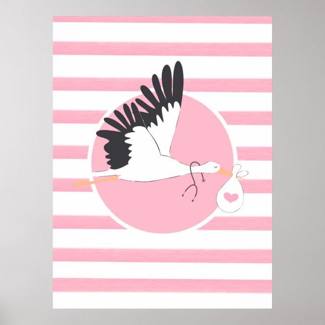 Stork Delivery Medical Office Cute Poster OBGYN (Framsidan)