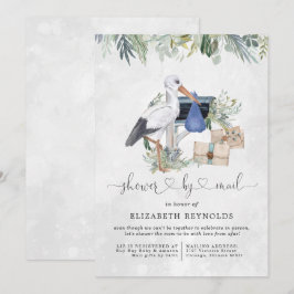 Stork Delivery | Virtuell baby shower via post Inbjudningar