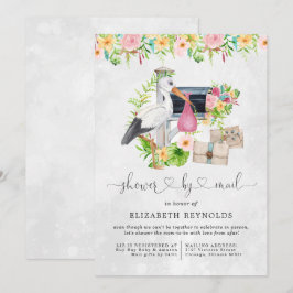 Stork Delivery | Virtuell baby shower via post Inbjudningar