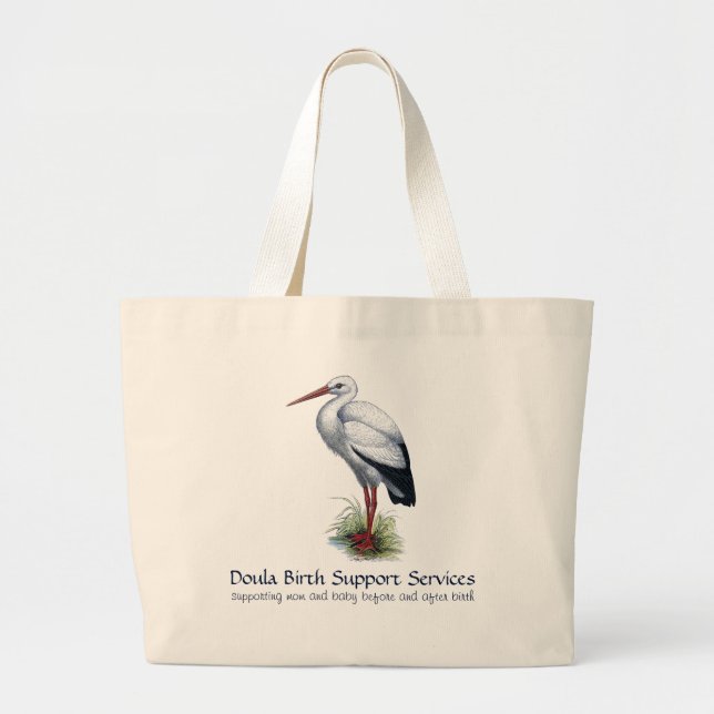 Stork Doula eller Midfru Promotional Jumbo Tygkasse (Framsidan)