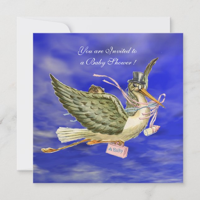 STORK FLICKA SHOWER INBJUDNINGAR (Framsida)