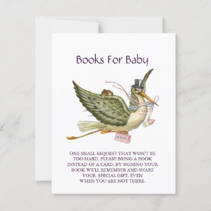 STORK FLICKA SHOWER Rosa White OSA Kort