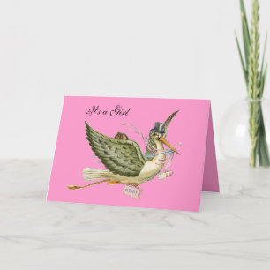 STORK GIRL BABY SHOWER INBJUDAN