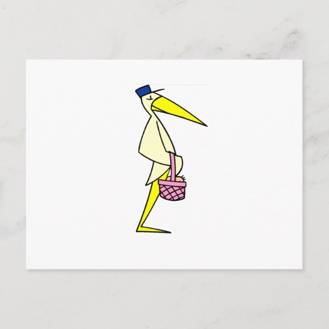 Stork handelsverksamhet vykort (Framsida)