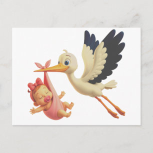 Stork handelsverksamhet vykort