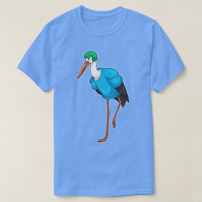 Stork Helmet T Shirt (Design framsida)