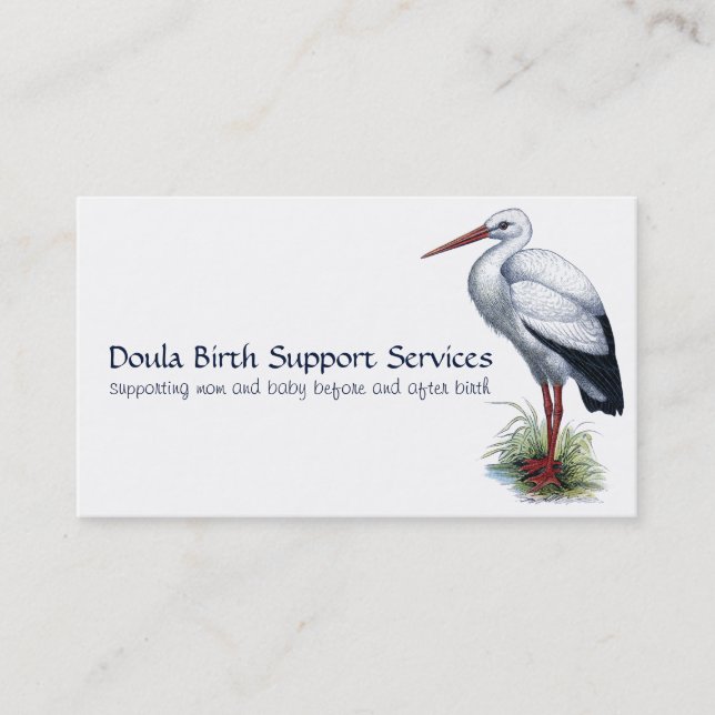 Stork Midfru eller stöd för dubbel födsel (Framsida)
