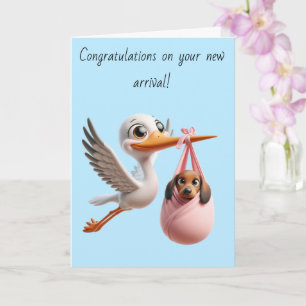 Stork Ny Ankomst Kort