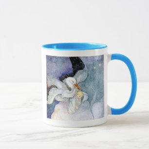 Stork och Baby Mugg