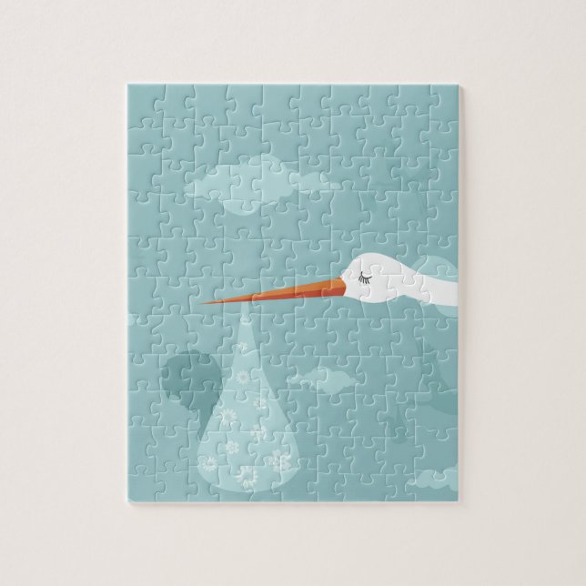 Stork och ungen pussel (Vertikal)