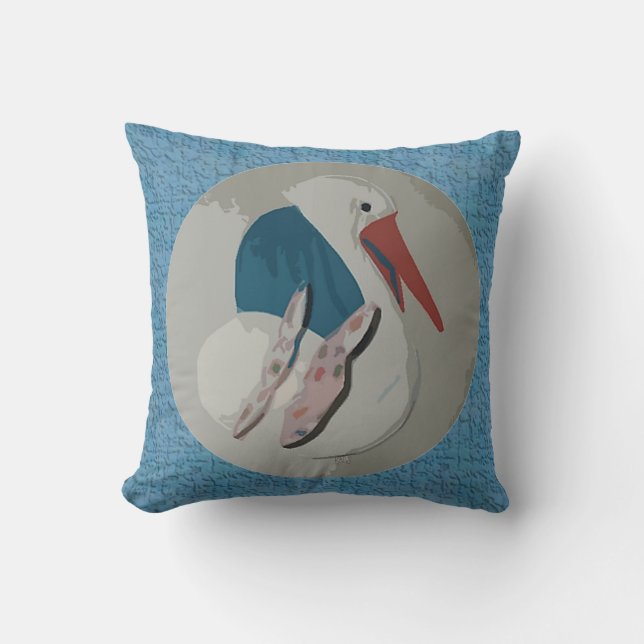 Stork Pillows Kudde (Framsida)