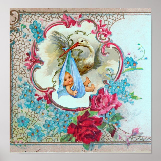 STORK POJKE SHOWER POSTER (Framsidan)