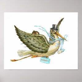 STORK POJKE SHOWER POSTER