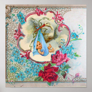 STORK POJKE SHOWER POSTER