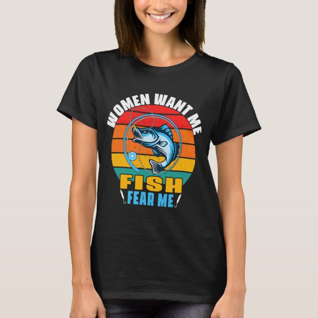 Stork som fiskare med fiskespö t shirt (Framsida)