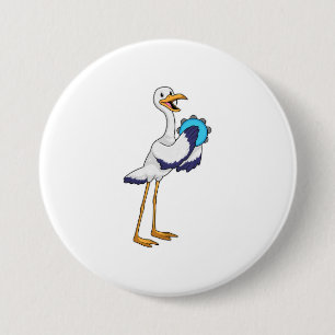 Stork som musiker med Tambourine Knapp