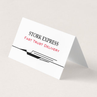 Stork Speed Liner Business Card Visitkort