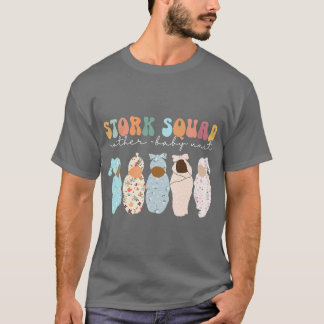 Stork Squad ModerBaby Unit Mor Baby Nurse Post T Shirt