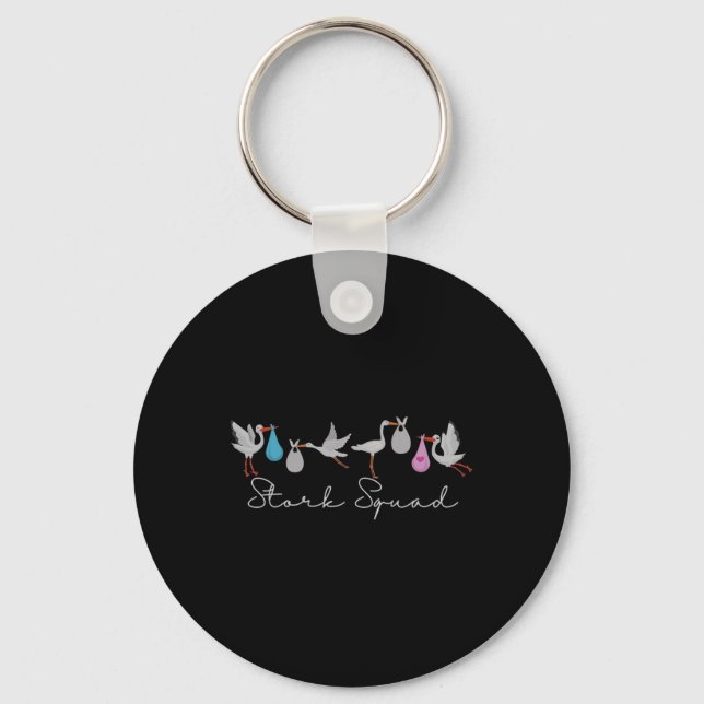 Stork Squad Nurse Labour and Delivery Edition Nyckelring (Framsida)