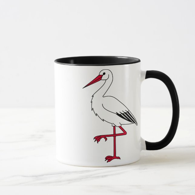 Stork tecknad mugg (Höger)