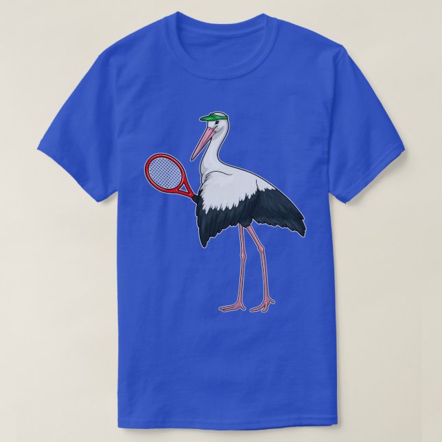 Stork Tennis Tennis racket T Shirt (Design framsida)