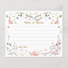 Stork Wildblomribbon Ord of Wisdom Advice