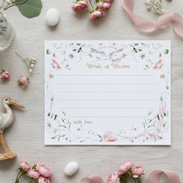 Stork Wildblomribbon Ord of Wisdom Advice