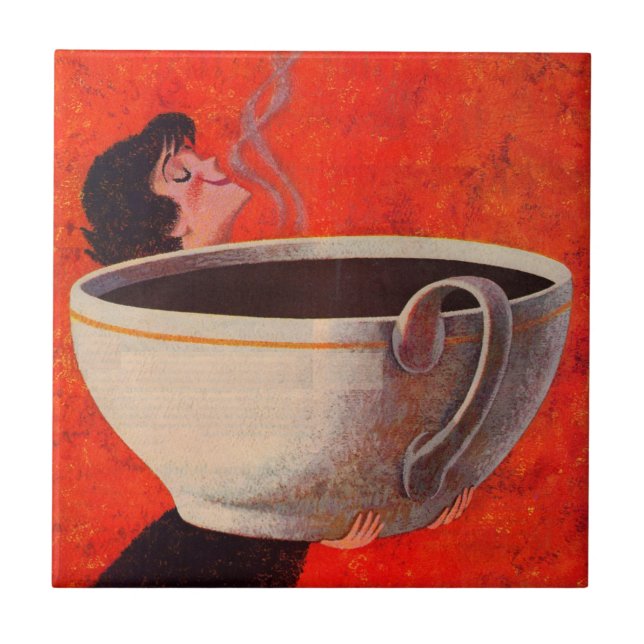 storkaffetoppare kakelplatta (Framsidan)