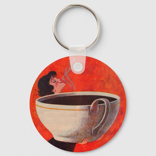 storkaffetoppare nyckelring (Framsida)