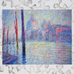 Storkanalen av Claude Monet Pussel<br><div class="desc">Storkanalen (1908) av Claude Monet är en vintage bra konstmålning med Santa Maria della Salute från mitten av kanalen. Om konstnären: Claude Monet var en av grundarna av den Fransk målningsrörelsen,  och de flesta av hans målningar var "en plein luft" (i det öppna luft) stil imponerande landskap.</div>