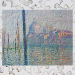 Storkanalen av Claude Monet Pussel<br><div class="desc">Storkanalen (1908) av Claude Monet är en vintage bra konstmålning med Santa Maria della Salute från mitten av kanalen. Om konstnären: Claude Monet var en av grundarna av den Fransk målningsrörelsen,  och de flesta av hans målningar var "en plein luft" (i det öppna luft) stil imponerande landskap.</div>