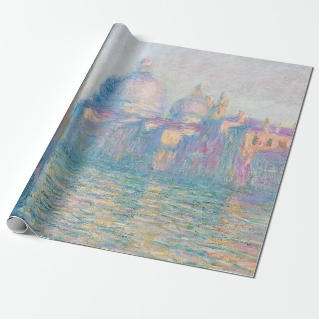 Storkanalen i Venedig av Claude Monet Presentpapper (Utrullad)