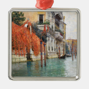 Storkanalen i Venedig (av Vincenzo Caprile) Julgransprydnad Metall
