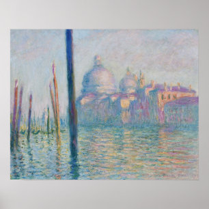 Storkanalen, Venedig av Monet - Poster