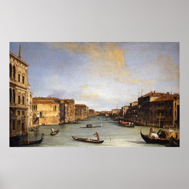 Storkanalen Venedig - Canaletto Poster (Framsidan)