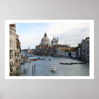 Storkanalen, Venedig-ramutskrift Poster