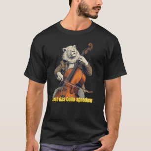 storkatt spelar musik t shirt