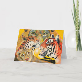 Storkatternas utformning helgkort