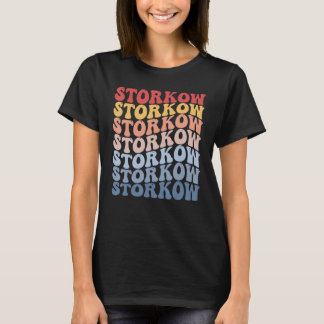 Storkow City Groovy Retro T Shirt