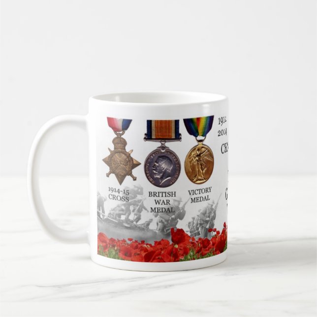 Storkrigcentenaryen Kaffemugg (Vänster)