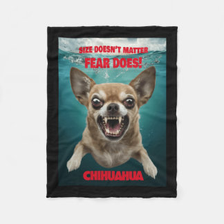 Storlek är inte.. fruktan gör! Fäst Fleecefilt